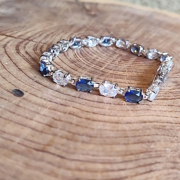 SU Cubic Zirconium CH 925 Bracelet - Picture 1 of 12